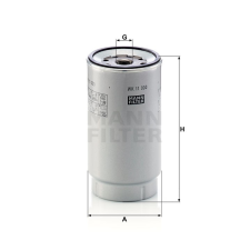 HIFLOFILTRO Mann-Filter WK11003Z Üzemanyagszűrő autóalkatrész