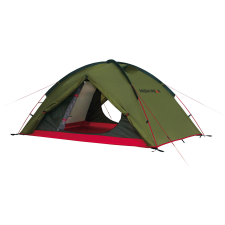 High Peak Woodpecker 3 kupola sátor Világoszöld/Piros kemping felszerelés