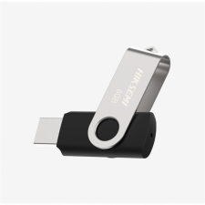  HIKSEMI Pendrive 8GB M200S &quot;Rotary&quot; USB 2.0, Szürke-Fekete, (HIKVISION) pendrive