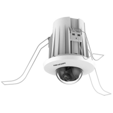 Hikvision 4 MP AcuSense WDR fix IP mini dómkamera; mikrofon; mennyezetbe süllyeszthető megfigyelő kamera