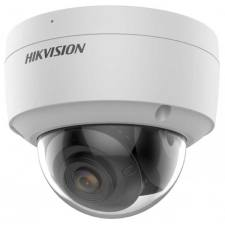 Hikvision 4 MP WDR fix ColorVu AcuSense IP dómkamera; riasztás I/O; hang I/O; mikrofon megfigyelő kamera
