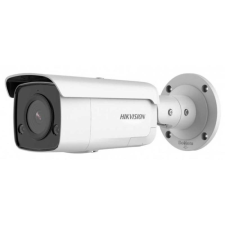 Hikvision 6 MP AcuSense WDR fix EXIR IP csőkamera; mikrofon; fény- és hangriasztás; riasztás I/O megfigyelő kamera