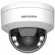 Hikvision 8 MP WDR fix ColorVu AcuSense IP dómkamera; láthatófény megfigyelő kamera
