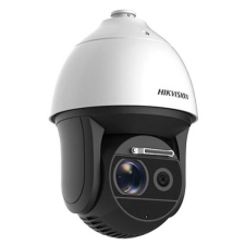 Hikvision Bispektrális IP hő- (384x288) 56.6°x33.7° és PTZ (6 mm-240mm) (4MP) kamera; ±2°C; -20°C-550°C megfigyelő kamera