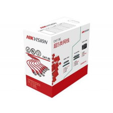 Hikvision DS-1LN5E-S UTP fali kábel, cat5e, 305 fm, 0,5 mm rézmag megfigyelő kamera tartozék