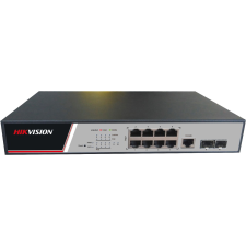 Hikvision DS-3E2510P Smart Gigabit PoE Switch (DS-3E2510P) hub és switch