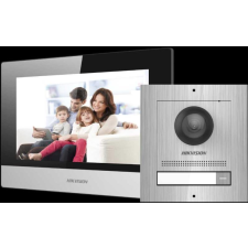 Hikvision Egylakásos IP video-kaputelefon szett, rozsdamentes acél kaputelefon