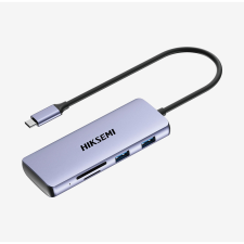 Hikvision Hiksemi HS-HUB-DS8 USB-C 100W Univerzális dokkoló (HS-HUB-DS8) laptop kellék