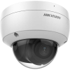 Hikvision IP, Dómkamera, 2MP, Fix objektív, 2.8mm, IR 40m, SD fogl., Beépített mic, Hang-riasztás in/out