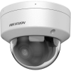 Hikvision IP, Dómkamera, 4MP, Fix objektív, 4mm, IR 30m, SD fogl., Beépített mic, Hang-riasztás in/out