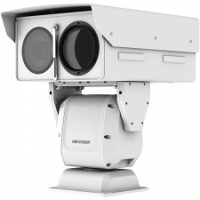 Hikvision IP hő-(640x512) 26,61°×21,43° és 2MP(16,7mm-1000mm) forgózsámolyos kamera; ±8°C; -20°C-150°C;NEMA 4X megfigyelő kamera