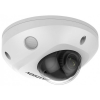 Hikvision IP, Mini dómkamera, 6 MP, Fix objektív, 2.8mm, EXIR 30m,  IR,  Hang/riasztás I/O