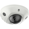 Hikvision IP, Mini dómkamera, 8MP, Fix objektív, 2.8mm, IR 30m, SD fogl., Beépített mic, Hang-riasztás in/out
