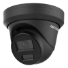Hikvision IP, Turret kamera, 2MP, Fix objektív, 2.8mm, Fekete, IR30m, Beépített mic, SD fogl.