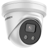 Hikvision IP, Turret kamera, 6 MP, Fix objektív, 2.8mm, EXIR 30m,  IR, Beépített mikrofon