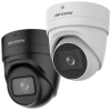 Hikvision IP, Turret kamera, 6MP, fekete, Motoros obj., 2,8-12mm, IR 40m, SD fogl., Hang-riasztás in/out