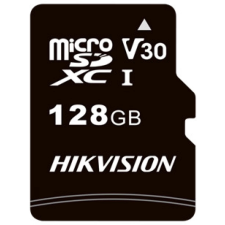 Hikvision microSDHC 128GB C10/UHS-I/TLC/V30 (HSTFC1(STD)/128G/ADAPTER) memóriakártya