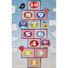 Hilal KIDS-JUMP, ugróiskolás gyerekszőnyeg gumis hátoldallal, 133x180 lakástextília
