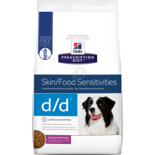 Hill's Prescription Diet Hill's Prescription Diet d/d Food Sensitivities száraz kutyatáp, kacsa & rizs 4 kg kutyaeledel