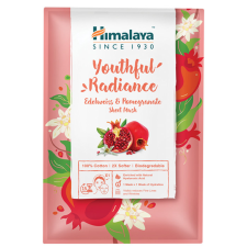 HIMALAYA FIATALOS RAGYOGÁS TEXTILMASZK HAVASI GYOPÁR+GRÁNÁTALMA 30ML arcpakolás, arcmaszk
