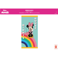 HimatsingkaEurope Disney Minnie egér gyerek strandtörölköző - 100% pamut - 70x140 cm - zöld lakástextília