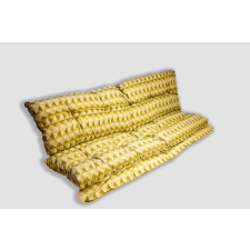  Hintaágy párna 130 cm 2 részes kheki kockás kerti bútor