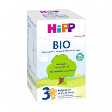 Hipp 3 BIO tejalapú, anyatej-kiegészítő tápszer 10 hó+ (600 g) bébiétel
