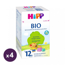 Hipp 4 BIO tejalapú junior gyermekital 12 hó+ (4x600 g) bébiétel