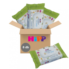 Hipp Babysanft nedves WC-papír gyerekeknek 6x50 db higiéniai papíráru