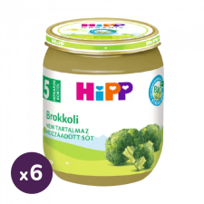 Hipp BIO Brokkoli főzelék, 5 hó+ (6x125 g) bébiétel