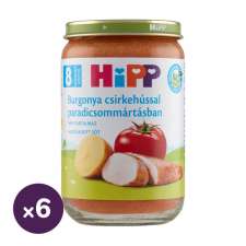 Hipp BIO burgonya csirkehússal paradicsommártásban, 8 hó+ (6x220 g) bébiétel