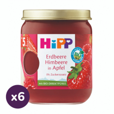 Hipp BIO Prémium Alma eperrel és málnával 5 hó+ (6x160 g) bébiétel