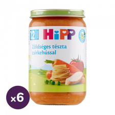 Hipp BIO zöldséges tészta csirkehússal, 12 hó+ (6x220 g) bébiétel