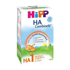 Hipp HA1 Combiotik Hypoallergén 6 hónapos kortól 500g bébiétel