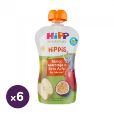 Hipp HiPPiS BIO gyümölcspép mangó-maracuja almás körtében, 12 hó+ (6x100 g) bébiétel