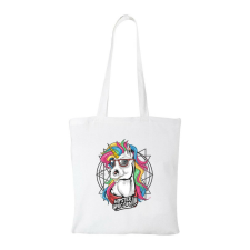 Hipster unicorn - Bevásárló táska fehér ajándéktárgy