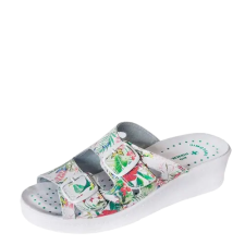 Hirsch Bio 703/I Virágos női gyógypapucs (35-41) gyógypapucs