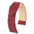 Hirsch Osiris Nubuck borjúbőr óraszíj, burgundi, 18/16M
