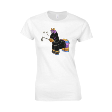 Hit me női póló - egyedi mintás, 12 szín, S-2XL női póló