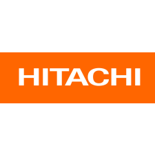 Hitachi matrica fehér,100cmx15cm autó dekoráció