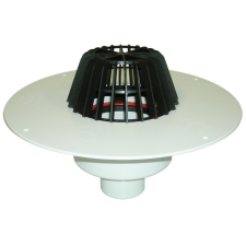  HL 62P/1 lapostető összefolyó, PVC karimával, DN110 fürdőkellék