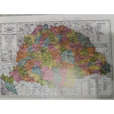 HM Magyar Szent Korona Országainak Politikai falitérképe 49x35 cm térkép