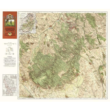 HM Vértes falitérkép antik HM 1928 térkép