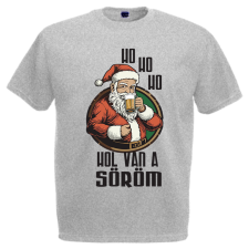  Ho ho Hol van a söröm? - Karácsonyi Férfi Póló férfi póló