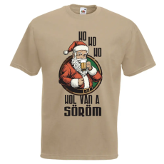  Ho ho Hol van a söröm? - Karácsonyi Férfi Póló