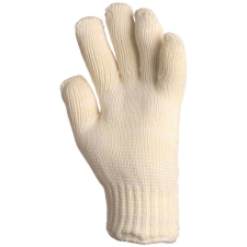  Hőálló nomex kötött fehér pamut kesztyű, 33cm (350C) védőkesztyű