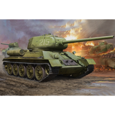 HobbyBoss II. Világháborús Szovjet T-34/85 tank műanyag modell (1:16) (MHB-82602) autópálya és játékautó