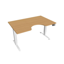  Hobis Motion Ergo elektromosan állítható magasságú íróasztal - 3M szegmensű, memória vezérléssel Szélesség: 140 cm, Szerkezet színe: fehér RAL 9016, Asztallap színe: bükkfa íróasztal