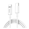 Hoco Apple iPhone 14 Pro x36 adatkábel és töltő (type-c - lightning 8pin, pd gyorstöltés támogatás, 100cm) fehér