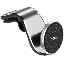 Hoco Autós tartó, Univerzális, szellőzőre rögzíthető, 360°-ban forgatható, mágneses, Hoco CA59 Victory, ezüst mobiltelefon kellék